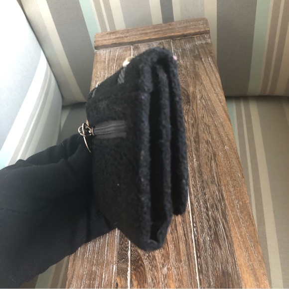 Vintage Claire’s Rockstud Embellished Black Trifold Wallet with Bear - Picture 9 of 13